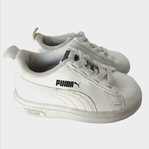 Puma baby infant white sneakers size 5